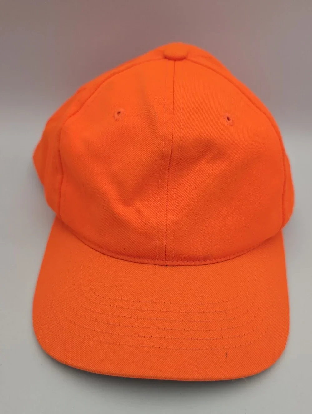 Vintage Youngan Youth Solid Orange Adjustable Snapback Hat